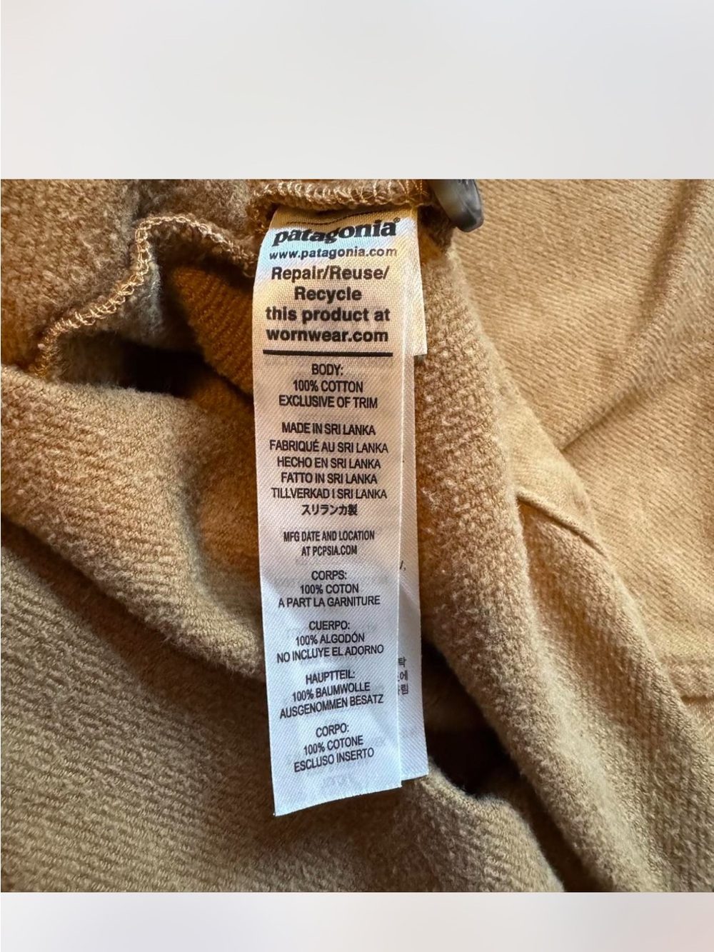 Patagonia Women's Heavyweight Fjord Flannel Overshirt Nest Brown M EUC - Picture 5 of 6